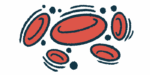 An illustration of red blood cells.