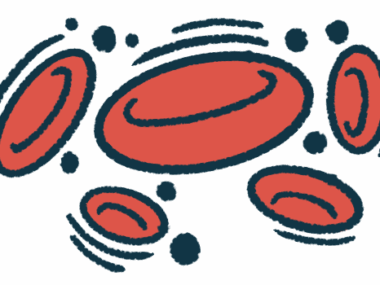 An illustration of red blood cells.