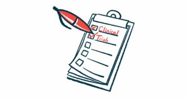 An oversized red pen ticks boxes marked 