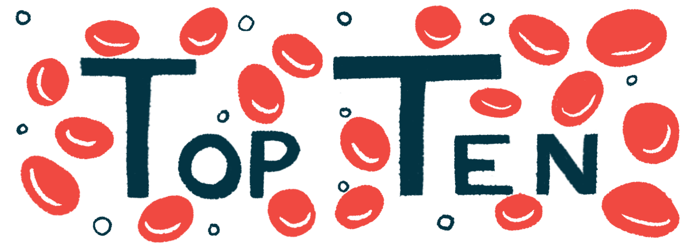 The words Top Ten are surrounded by red bubbles.