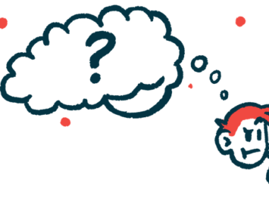 An illustration shows the head of a person who appears to be thinking very hard and a thought cloud containing a question mark.